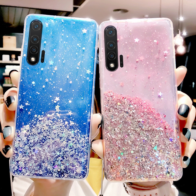Ốp điện thoại mềm kim tuyến lấp lánh cho Huawei P20 Pro P30 P20 Lite P10 P9 Plus Nova 3e 3i