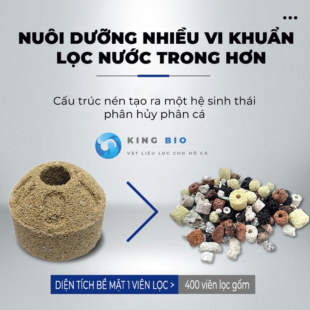 Viên sứ lọc tròn 3D Nano Bio No1 - Vật liệu lọc cao cấp cho hồ cá , bể cá- VLL02