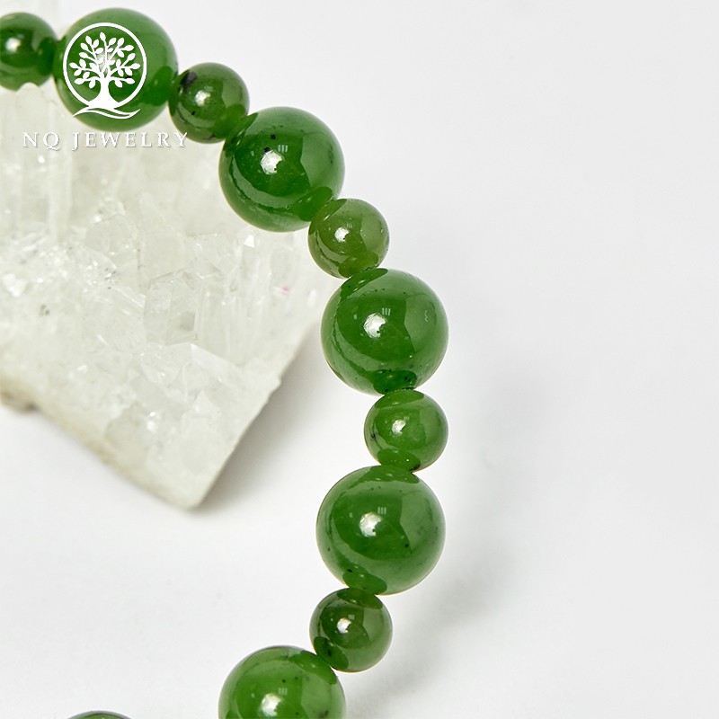 Vòng Mân Côi - Chuỗi Mân Côi Màu Xanh Ngọc NQ Jewelry 10mm