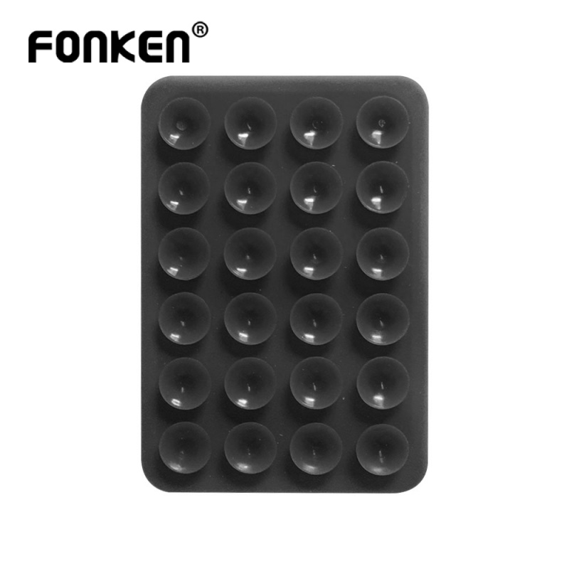 Cốc hút FONKEN gắn điện thoại dạng tấm bằng silicon