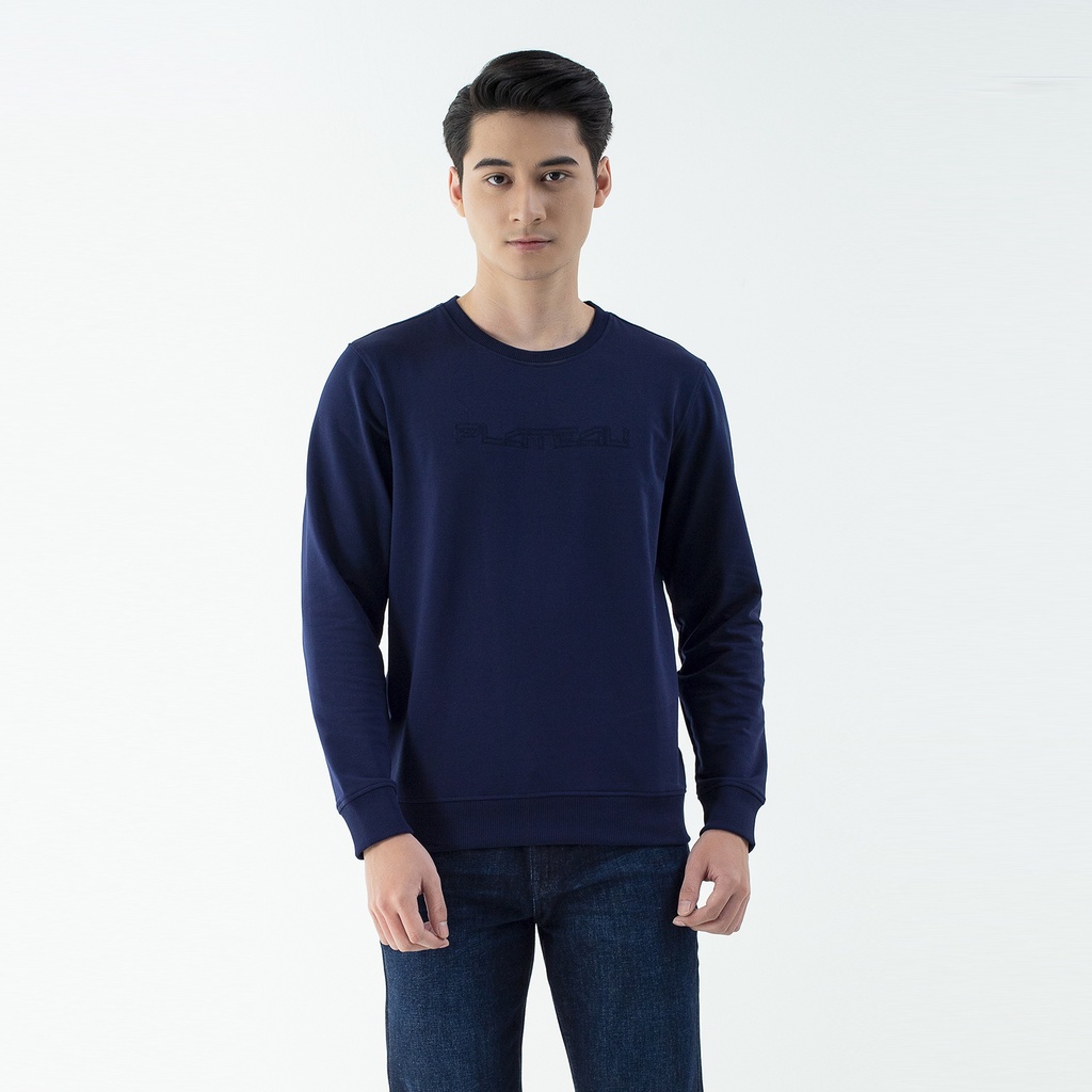 Áo thu đông nam  bo tay bo gấu, from rộng Aristino ASW018W1