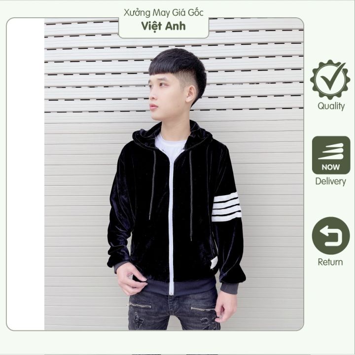 Áo khoác, áo bomber Chất Liệu Nhung Phong Cách Hàn Quốc  Trẻ Trung Năng Động - AK04