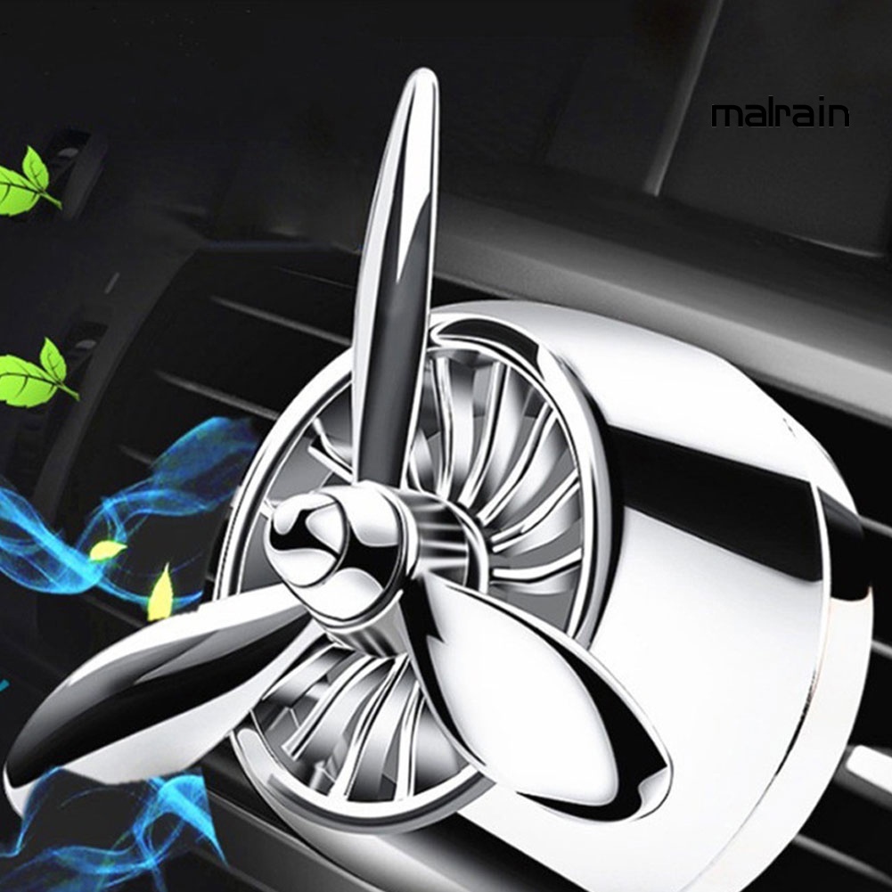 Quạt Khuếch Tán Hương Thơm Có Đèn LED Cho Xe Hơi