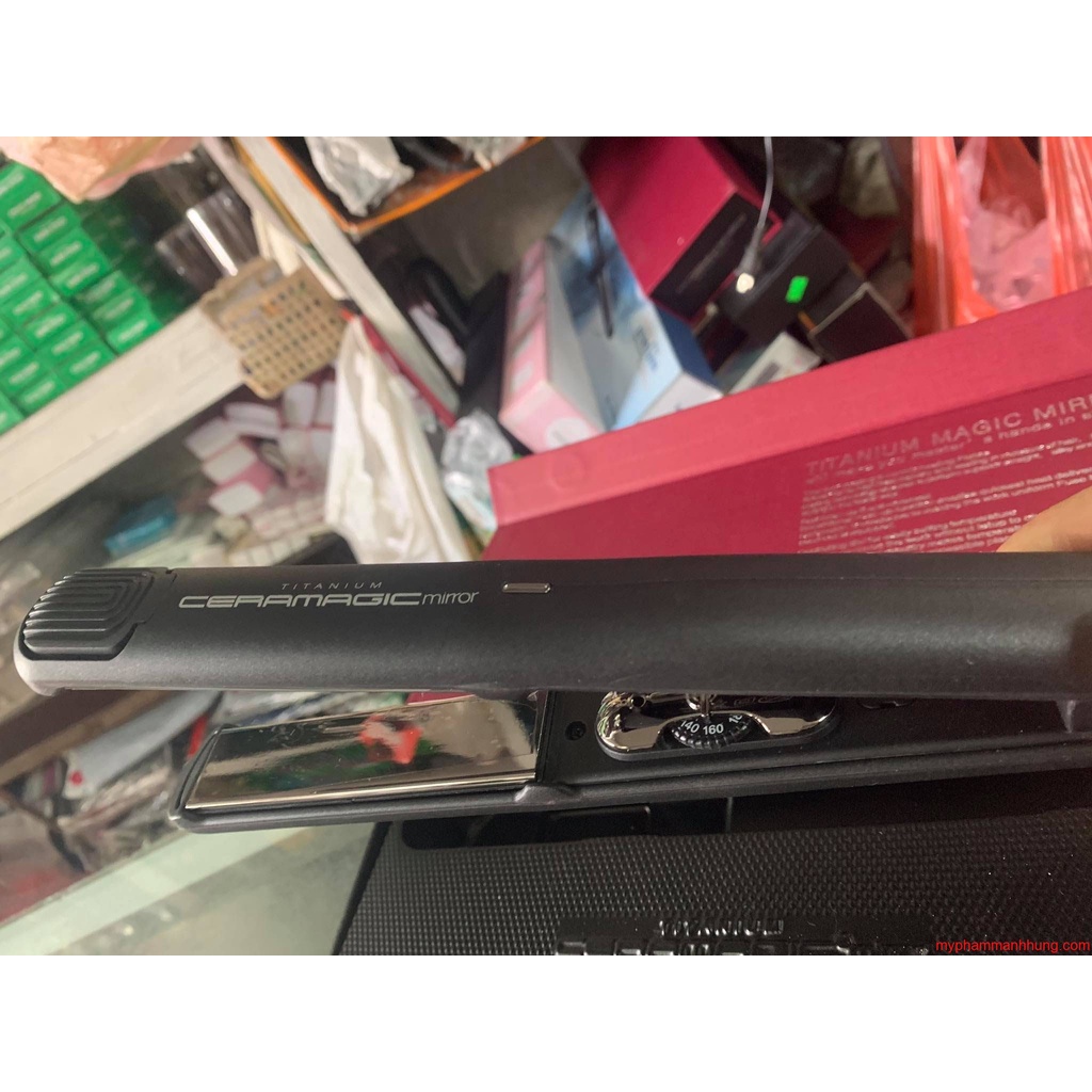 MÁY ÉPTÓC , LÀ TÓC. UỐM TÓC XOĂN  CERA MAGIC TITANIUM MIRROR  -MÁY KẸP TÓC - ÉP TÓC THẲNG - ÉP TÓC CỤP CAO CẤP