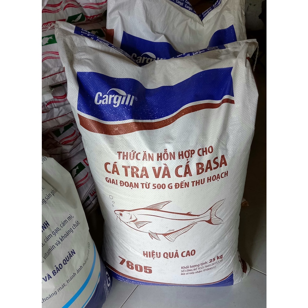 01 kg cám cargill 7605 xay sẵn dùng câu cá 18% đạm