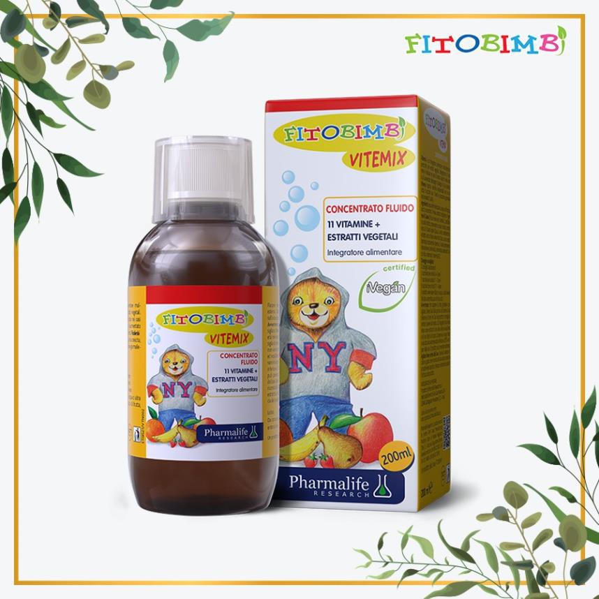 Fitobimbi Vitemix Junior (Vitemix Bimbi) - Bổ sung vitamin và khoáng chất cho trẻ (Chai 200ml)