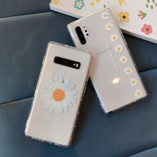 Ốp lưng dẻo hoa cúc samsung galaxy Note 10 plus / Note 10 / S10+ / S10 / NOTE 9 / NOTE 8 / S9+ / S8+
