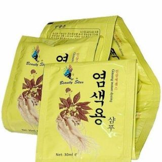 Dầu gội đen tóc thảo dược-1 hộp 10 gói