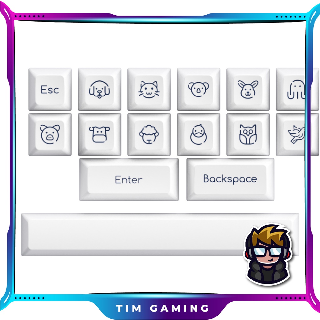 Bộ Keycap AKKO SAL – OceanStar