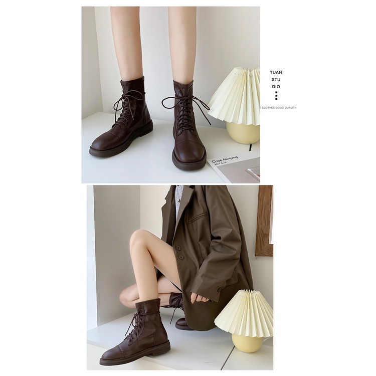 [GIÁ ƯU ĐÃI]Boot Martin da PU mềm, thích hợp cho 4 mùa | BigBuy360 - bigbuy360.vn