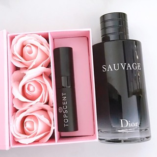 Mẫu Thử Nước Hoa TOPSCENT Dior Sauvage 8ml EDT - Ống Thuỷ Tinh + Vỏ Nhôm Nhiều Màu Vặn Xoay Cao Cấp
