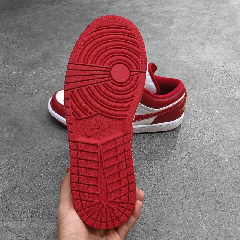 [CHÍNH HÃNG] Giày Jordan 1 Low 'Cardinal Red' (553560-607)