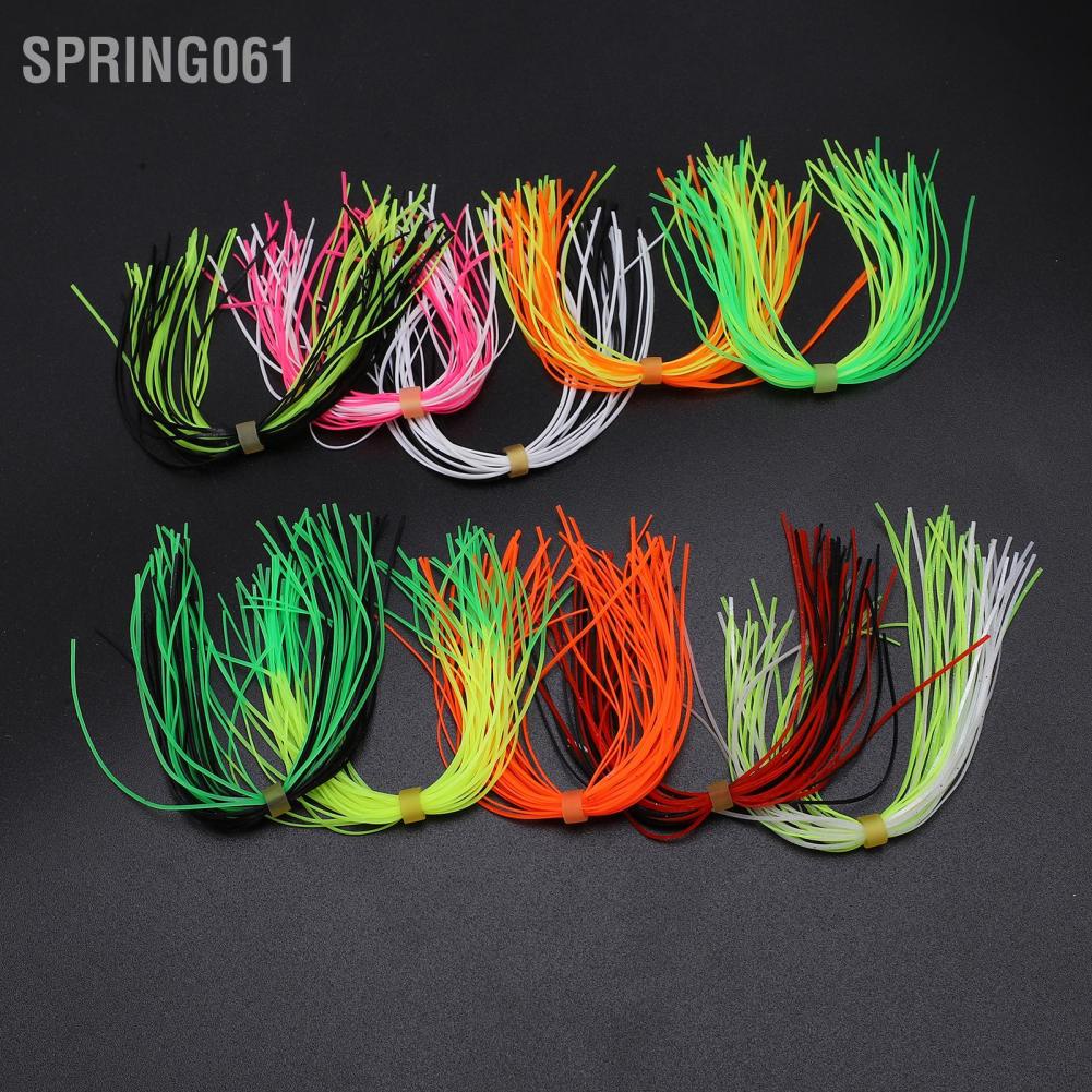 Hàng giao ngay Câu cá Jig Lures Váy Silicone không độc cho Phụ kiện mồi tự làm Spring061