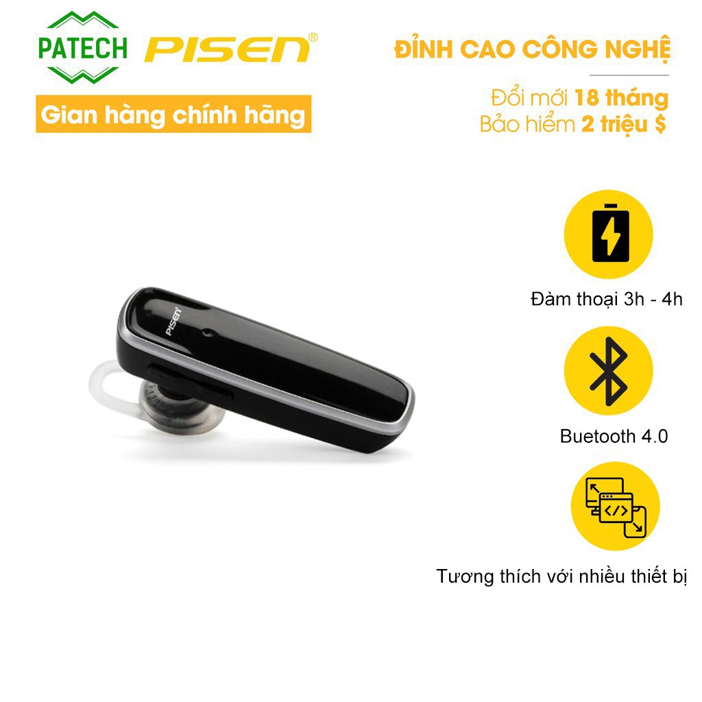 Tai nghe Bluetooth Pisen VN003 - Hàng chính hãng