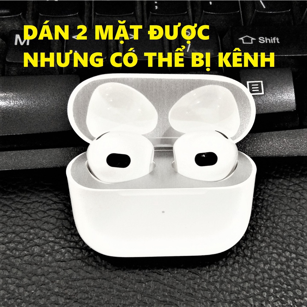 Miếng dán chống bụi cho AirPods, Chống xước, bảo vệ AirPods nhiều màu đẹp.