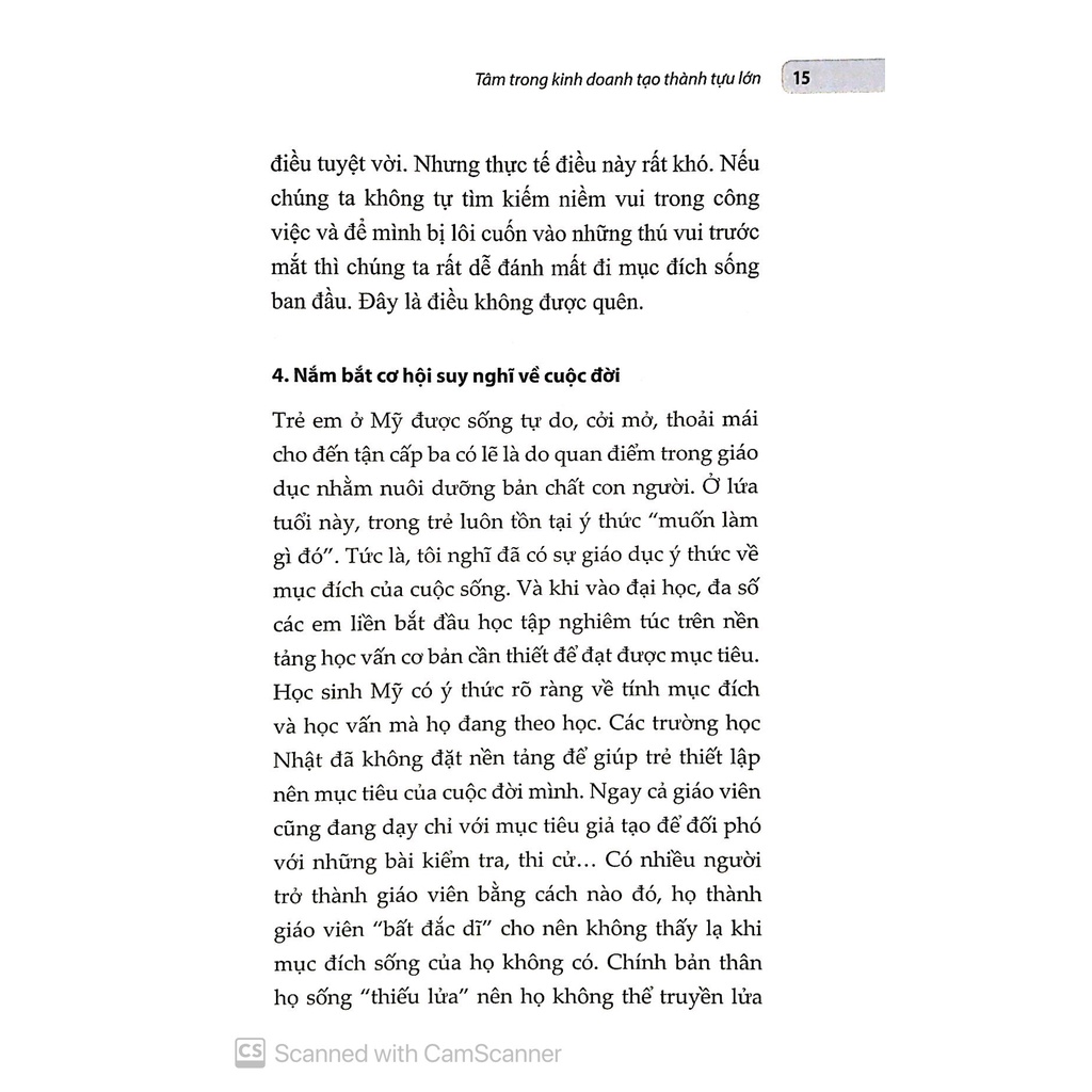 Sách - Tâm trong kinh doanh tạo thành tựu lớn