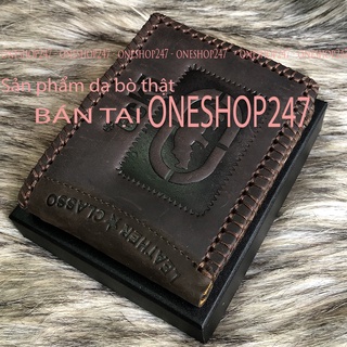 Bóp nam chuẩn đẹp xịn xò A152V, ví nam, ví da bò thật 100%