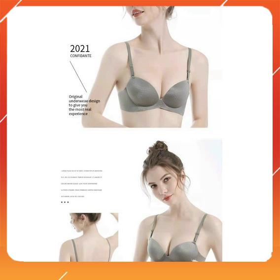 [Hàng mới về] Áo lót nữ su đúc không gọng nâng ngực họa tiết ô vuông nhí, chip A5049