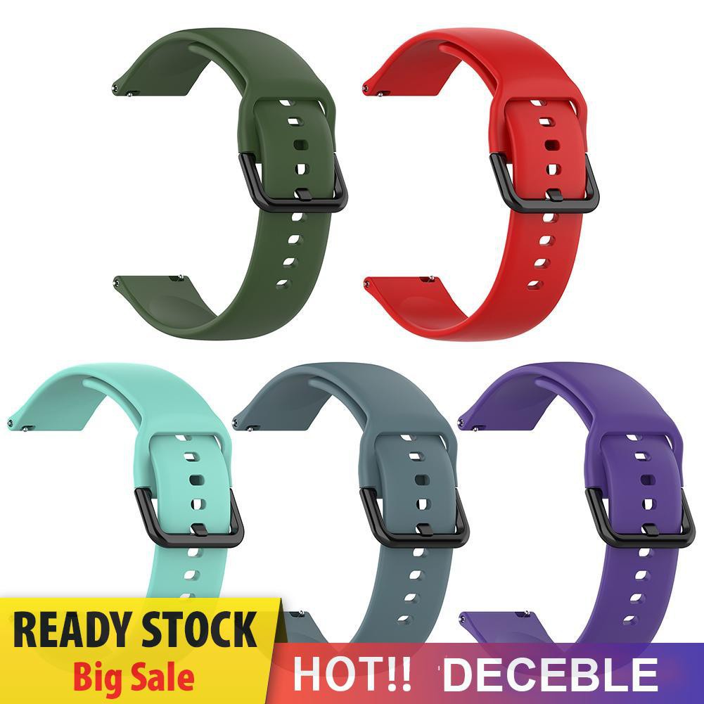 Deceble Silicone Watchband Strap Belt for Samsung Galaxy Watch Active 2 40mm 44mm S