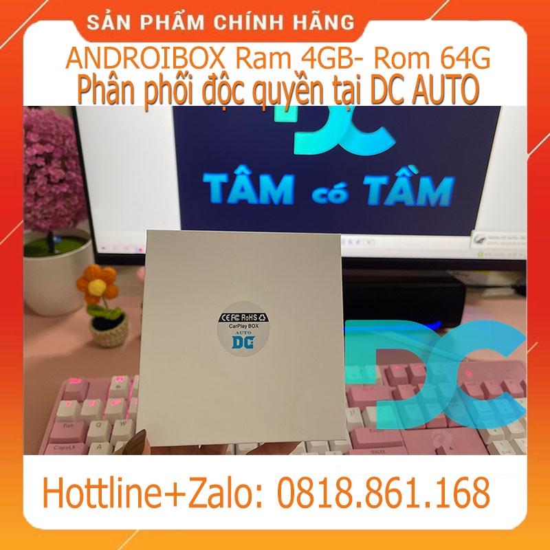 CARPLAY  Android Box DC AUTO Ram 4G- ROM 64G Tích hợp camera hành trình, điều khiển giọng nói biến màn zin thành android