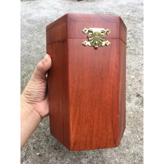Hộp trà gỗ hương cao cấp chữ phúc