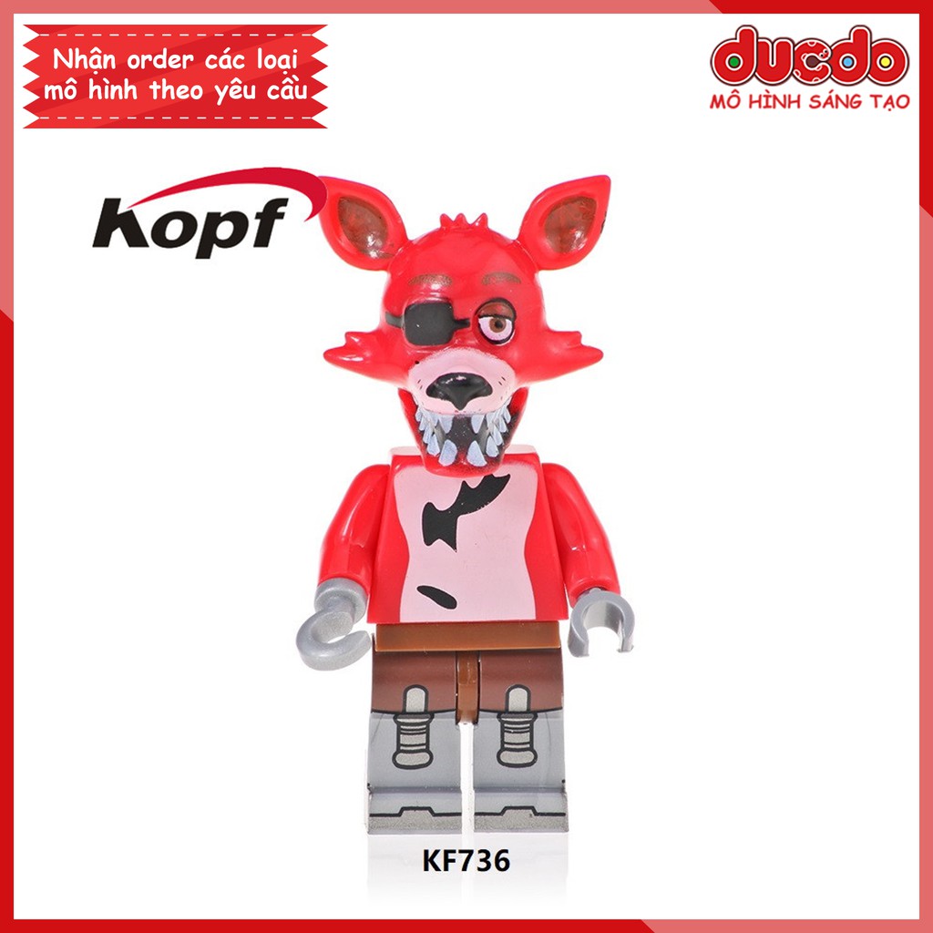 Minifigures các nhân vật trong game Five Nights at Freddy's - Đồ Chơi Lắp Ghép Xếp Hình Mini Mô hình Kopf KF 6071