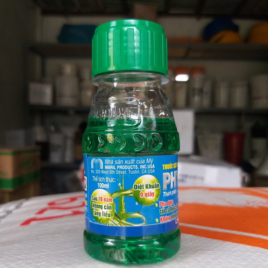 Thuốc Sát Khuẩn Trừ Nấm Bệnh PHYSAN 20SL (Lọ 100ml), thồi nhũn vi khuẩn - Physan lạnh