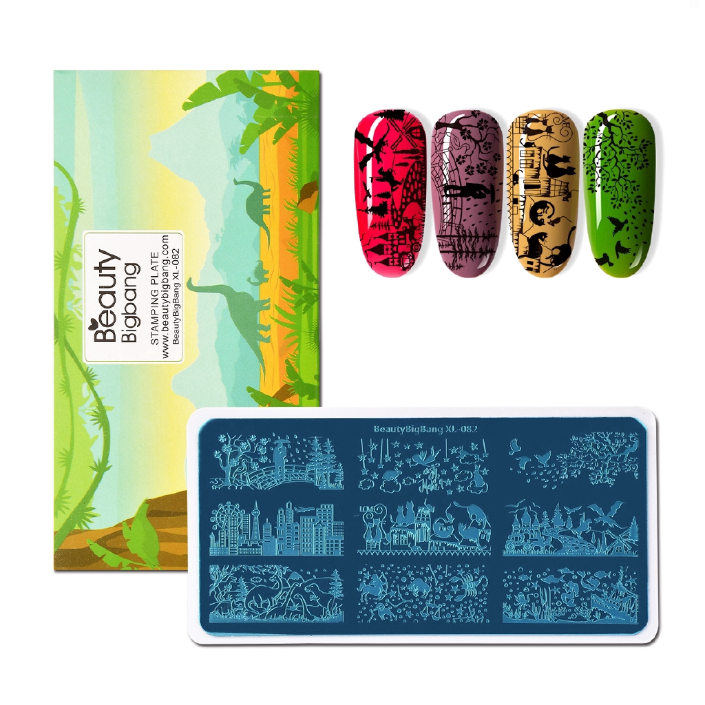 Tấm con dấu in hình xinh xắn dành cho móng tay