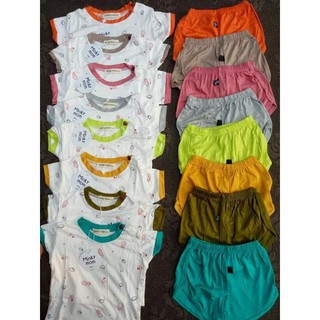 Bộ thun lạnh Minky mom cộc tay