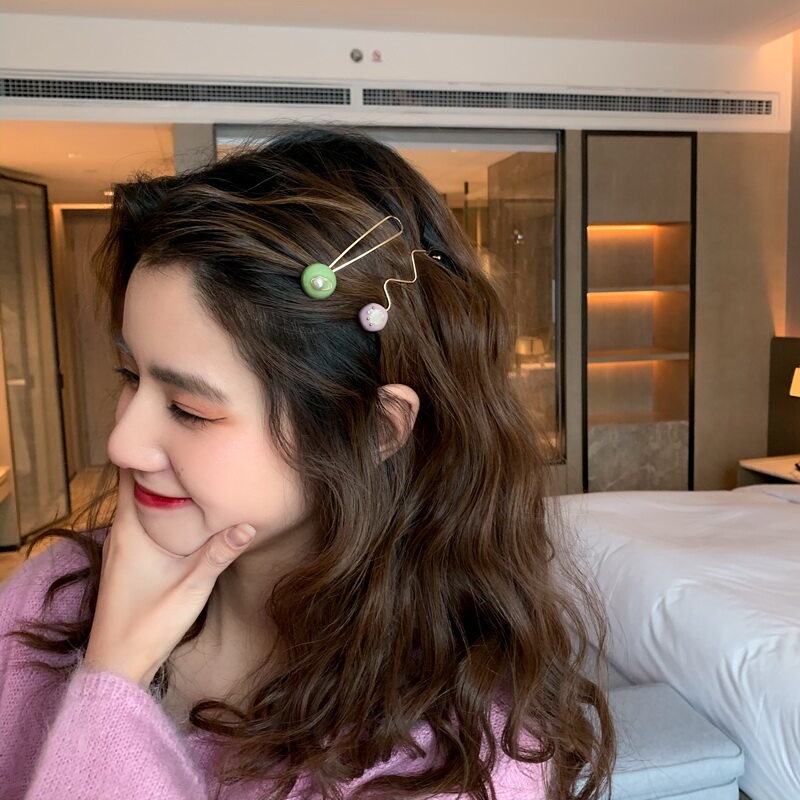 Set 2 Cái Kẹp Tóc Hợp Kim Họa Tiết Không Gian Sang Trọng Độc Lạ Phụ Kiện Tóc Nữ Xu Hướng 2021