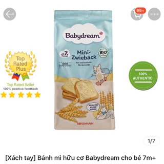 Thanh ly bánh mì hữu cơ babydream