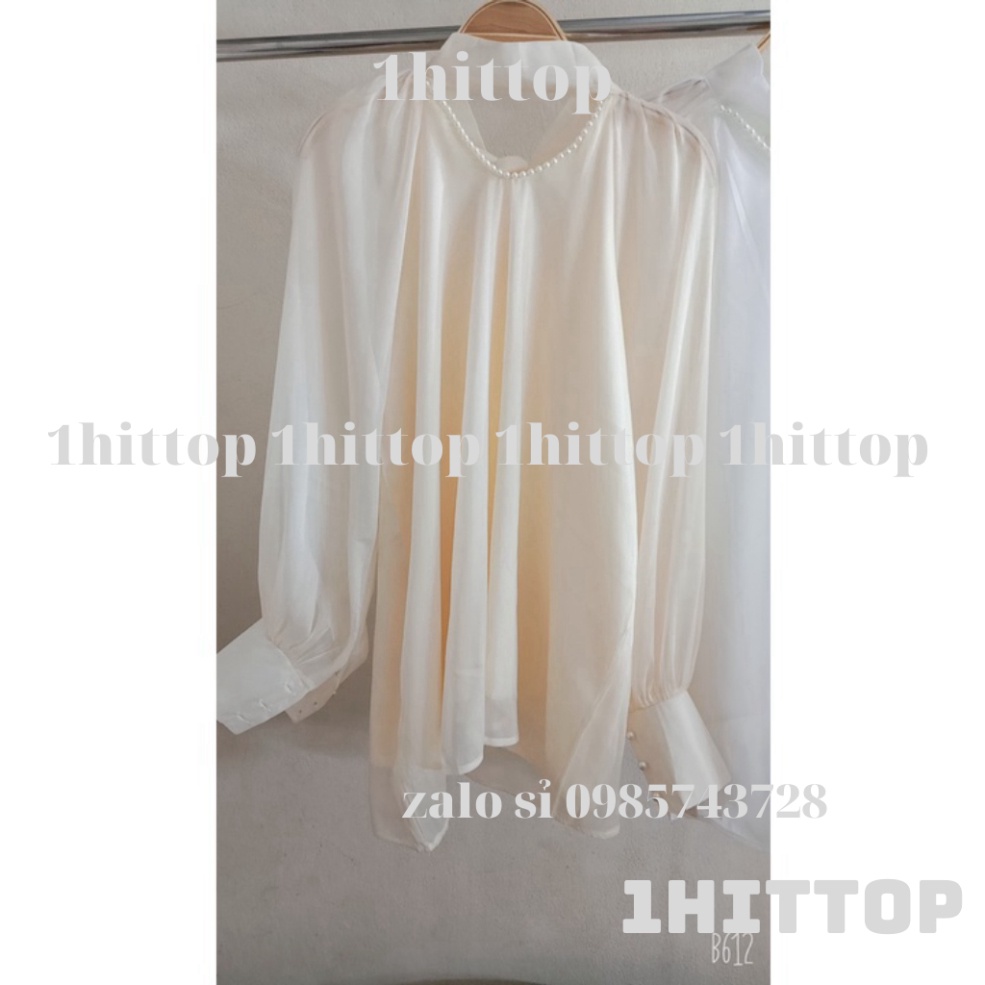 áo babydoll tay bồng tiểu thư dấu quần kaca 1hittop