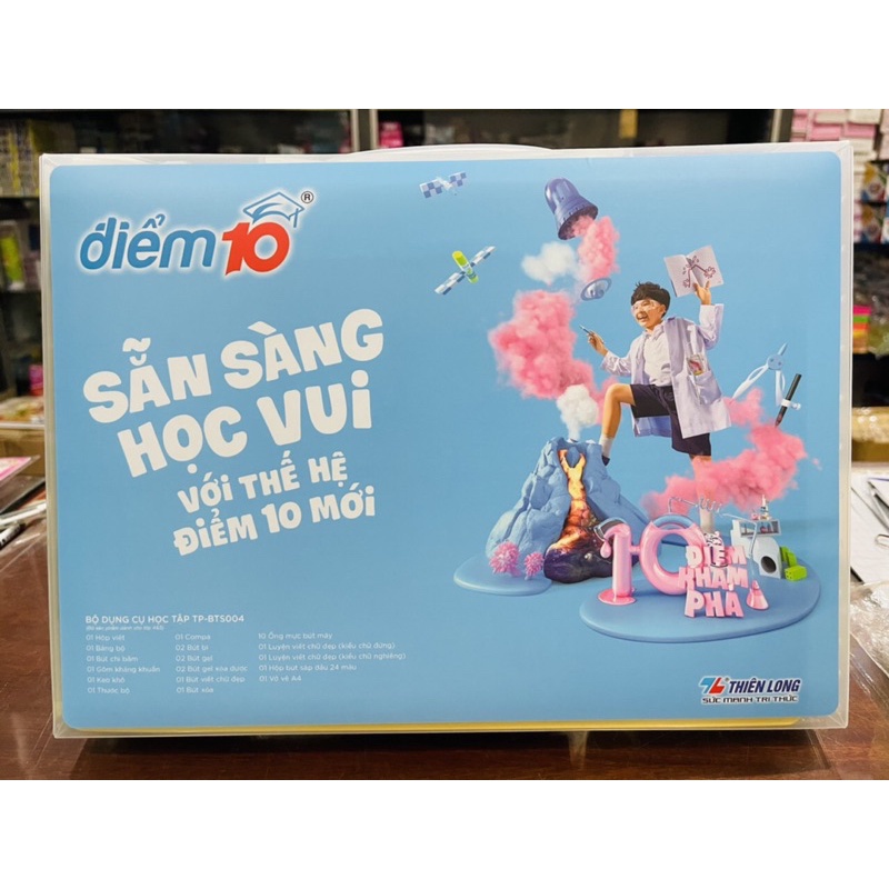 Bộ dụng cụ học tập lớp 4&5 TP-BTS004 Thiên Long