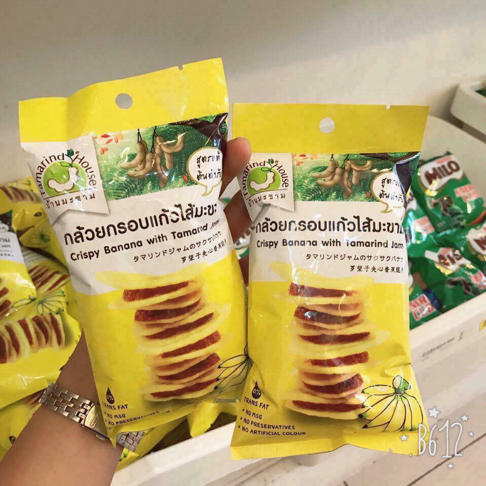 chuối kẹp me bán 3 gói :150k
