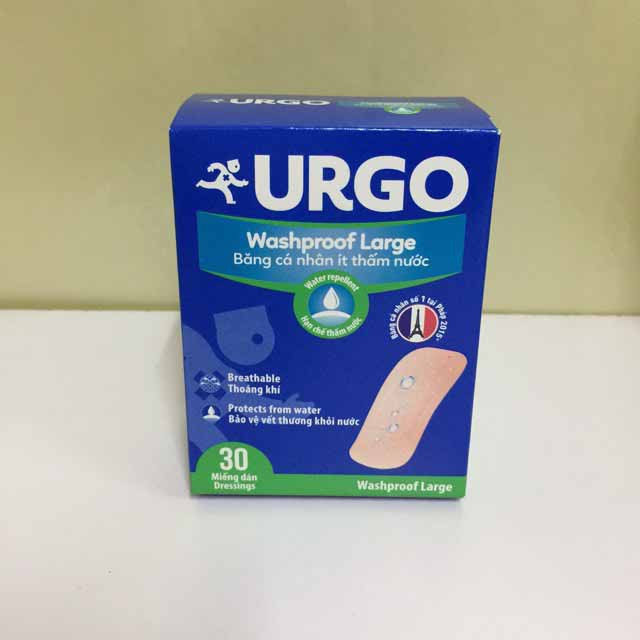 Băng cá nhân Urgo 30 miếng