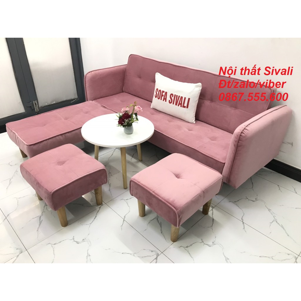 Cả bộ sofa bed sofa giường tay vin phòng khách salon sivali sopha