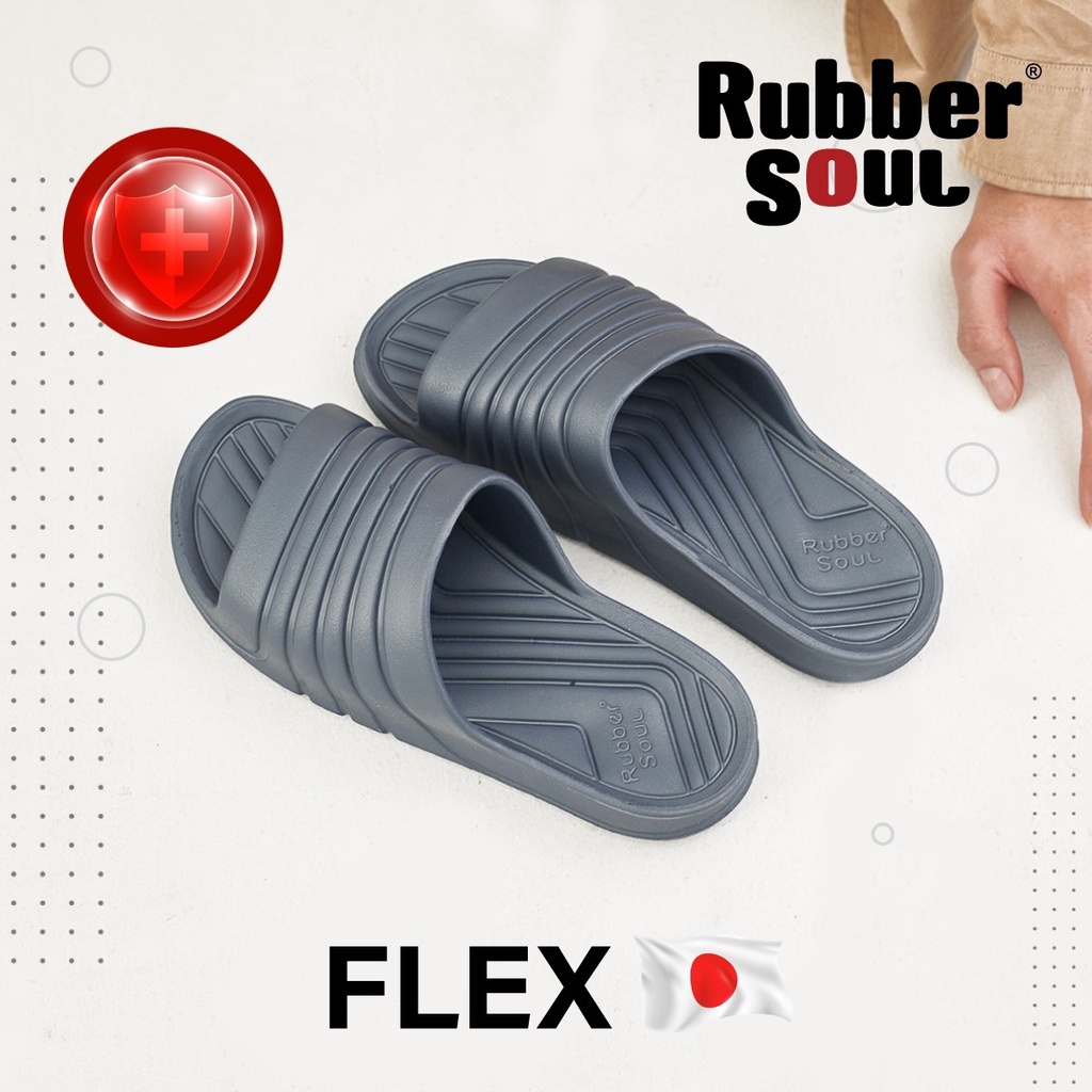 Dép nam Thái nhập khẩu Dép đúc siêu êm nhẹ hiệu RUBBER SOUL - FLEX