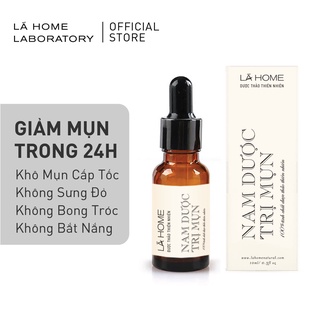 Nam Dược Giảm Mụn Lá Home 10ml - Tiêu cồi mụn, dịu mụn viêm, gom mụn