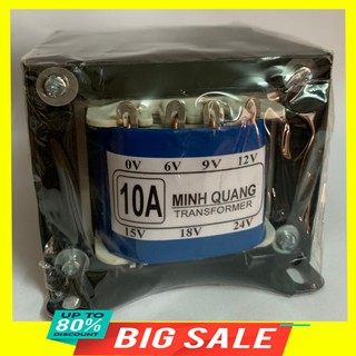 Biến áp 10A ra 6V 9V 12V 15V 18V 24V