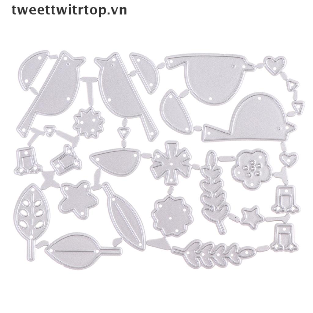 TRTOP Little Bird Scrapbook Metal Dies Stencil Template For DIY Embossing Photo Paper .