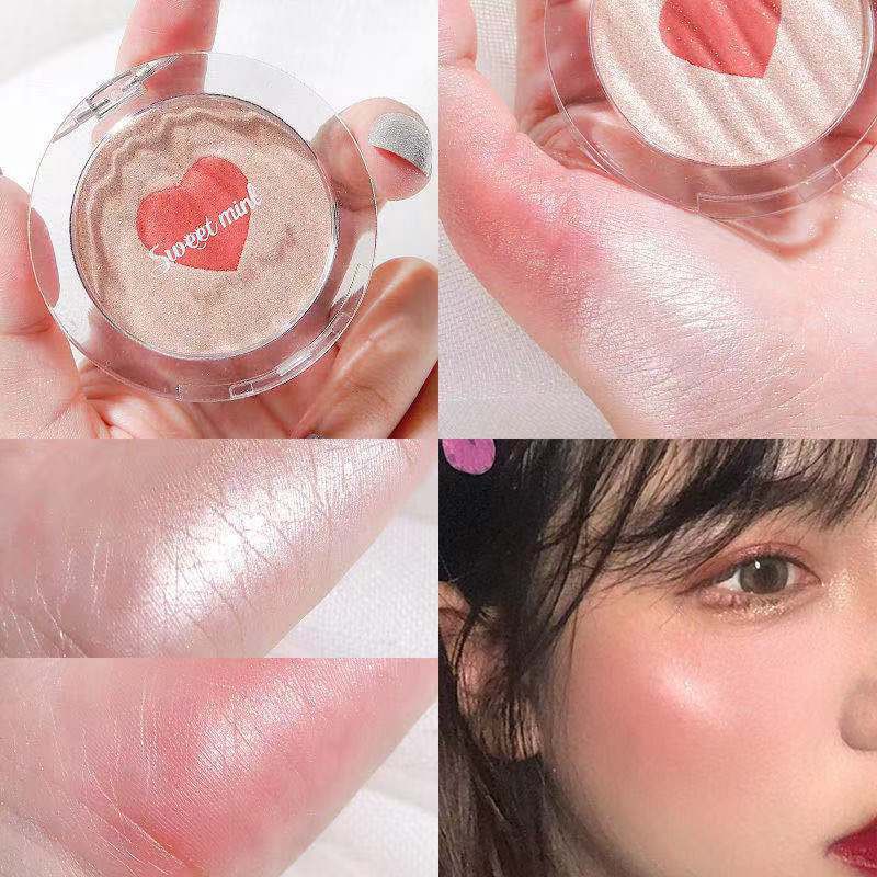 [Hàng mới về] Bảng phấn đánh má hồng với hai màu ánh ngọc trai quyến rũ có độ bóng cao dễ dùng dành cho người mới | BigBuy360 - bigbuy360.vn