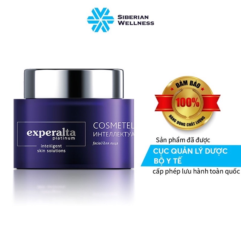 Kem chống lão hoá Kim Cương của siberian Experalra Platinum Cosmetellectual Cream Facial, hũ thay thế