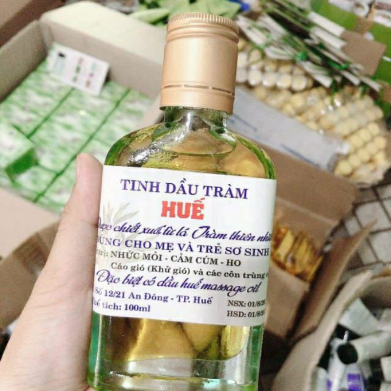 Tinh dầu tràm Huế 100ml (sử dụng cho Bé và Mẹ sau sinh)