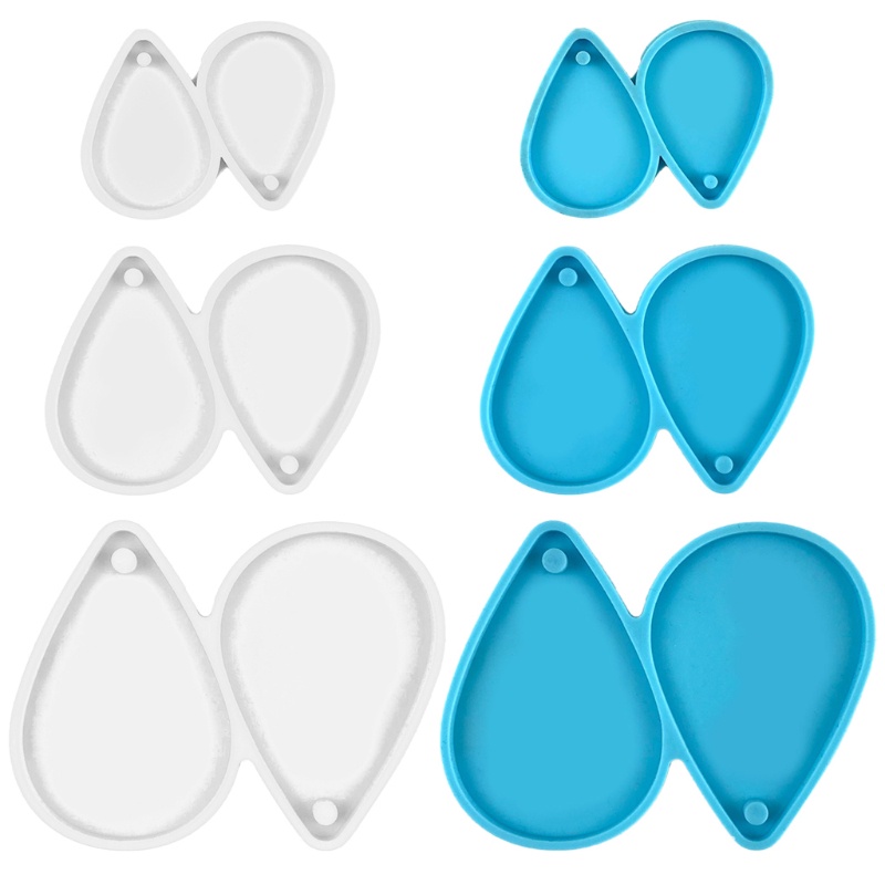 Khuôn Silicon Làm Móc Khóa Hình Giọt Nước Thời Trang