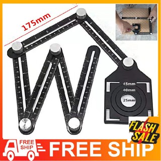 Thước đo 6 góc gấp lỗ định vị đa năng Milliken