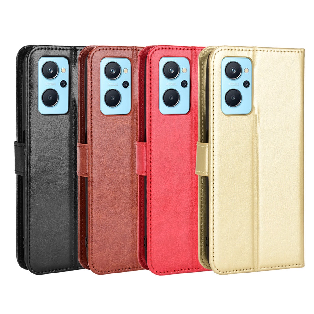Ốp Lưng Da Nắp Gập Sang Trọng Cho OPPO A36 A76 4G