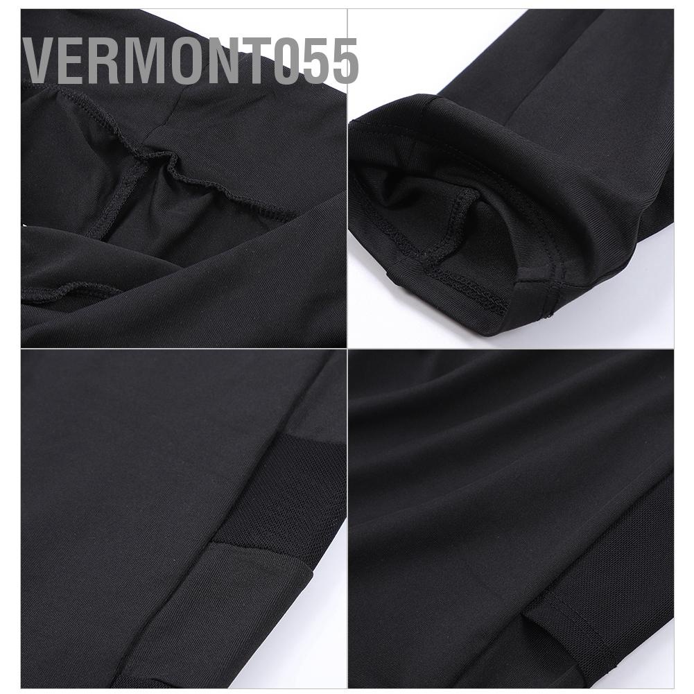 Vermont055 Women Breathable Exercise Fitness Yoga Leggings Stretchy Workout Gym Long Pants