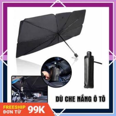 [Giảm 50%]  Ô Che Nắng Kính Lái Xe Ô tô - Bảo vệ nội thất ô tô - Dù che nắng kính lái xe hơi- chống tia UV