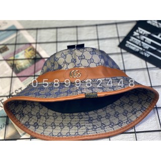 NÓN TAI BÈO VIỀN DA NÂU XỊN XÒ