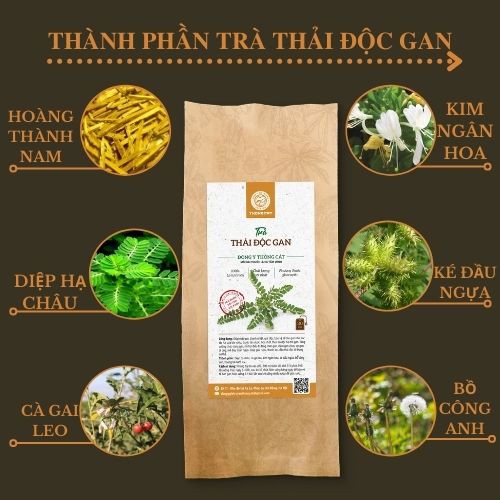 Trà thải độc gan Đông y gia truyền Thông Cát (Since 1918) _tăng cường hệ miễn dịch, giảm men gan, bảo vệ tế bào gan